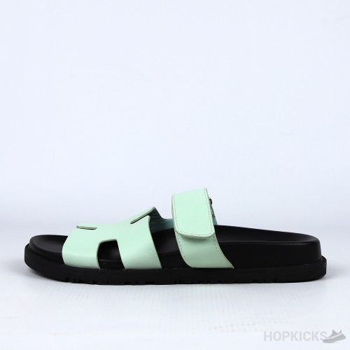 Hermes Chypre Sandal Black Green