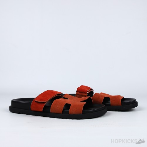 Hermes Chypre Sandal Calfskin Brown