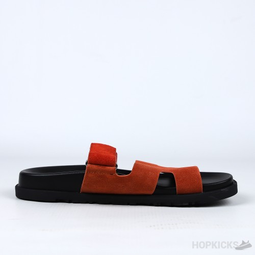 Hermes Chypre Sandal Calfskin Brown