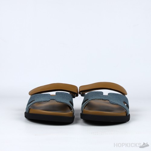 Hermes Chypre Sandal Brown / Denim