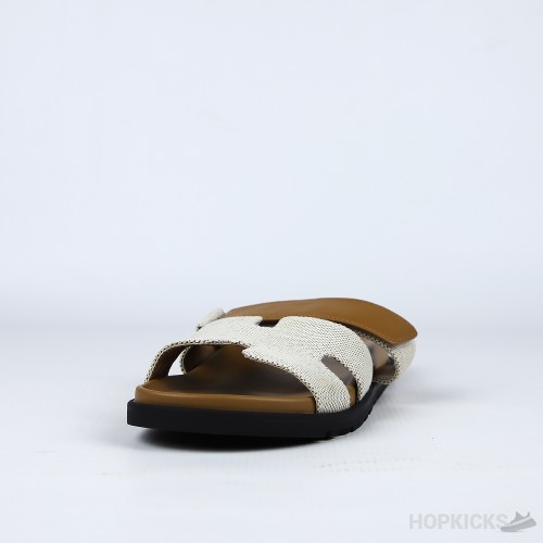 Hermes Chypre Sandal Beige Brown