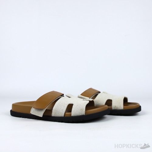 Hermes Chypre Sandal Beige Brown