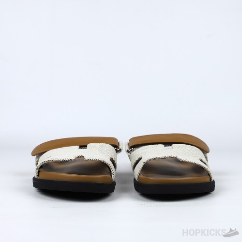 Hermes Chypre Sandal Beige Brown