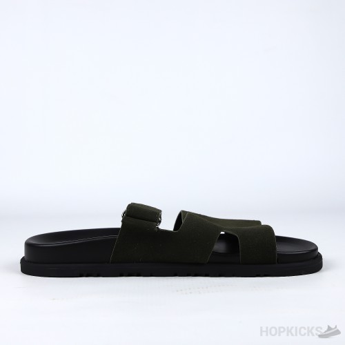 Hermes Chypre Sandal Olive Green