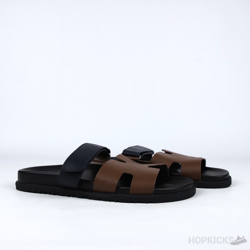 Hermes Chypre Sandal Brown / Blue