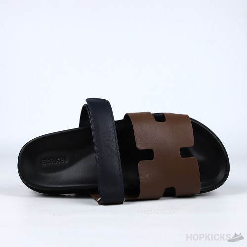 Hermes Chypre Sandal Brown / Blue