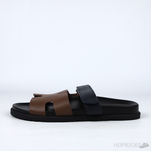 Hermes Chypre Sandal Brown / Blue