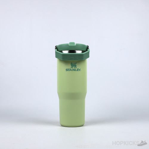 Stanley Classic Iceflow Flip Straw Tumbler Green (887mL) (Dot Perfect)