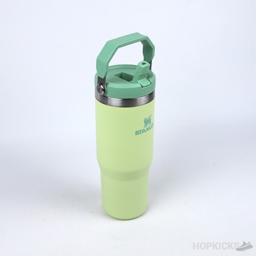 Stanley Classic Iceflow Flip Straw Tumbler Green (887mL) (Dot Perfect)