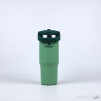 Stanley Classic Iceflow Flip Straw Tumbler Dark Green (887mL) (Dot Perfect)