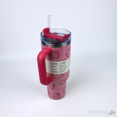 Stanley Quencher H2.0 Flowstate Tumbler Hello Kitty Pink (1.18L) (Premium Batch)