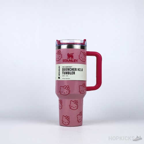 Stanley Quencher H2.0 Flowstate Tumbler Hello Kitty Pink (1.18L) (Premium Batch)