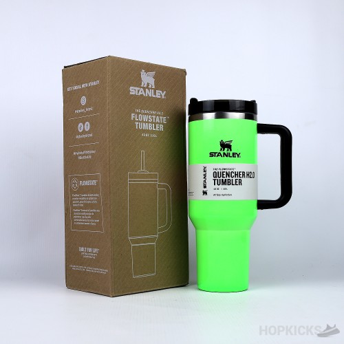 Stanley Quencher H2.0 Flowstate Tumbler Neon Green (1.18L) (Premium Batch)