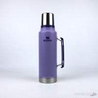 Stanley Classic Vacuum Insulated Wide Mouth Bottle Purple (1.4L) (Dot Perfect)