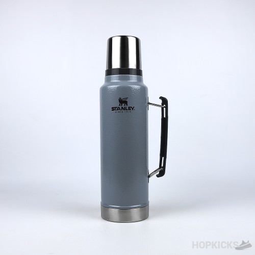 Stanley Classic Vacuum Insulated Wide Mouth Bottle Grey (1.4L) (Dot Perfect)