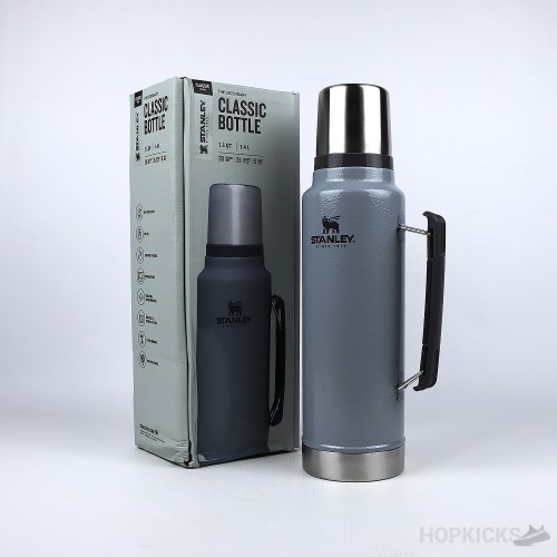 Stanley Classic Vacuum Insulated Wide Mouth Bottle Grey (1.4L) (Dot Perfect)