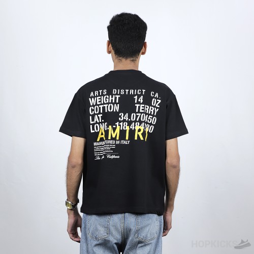 AMIRI Military Specs Black T-Shirt