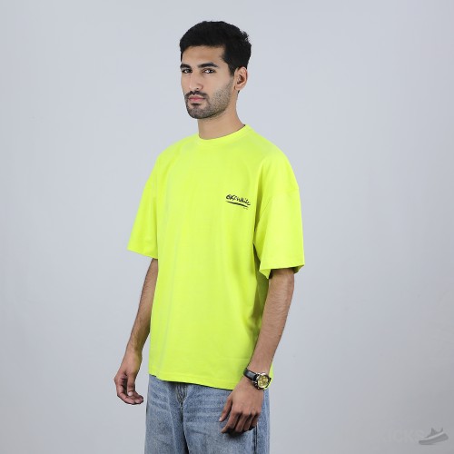 OFF White Arrows and Graffiti Neon T-Shirt