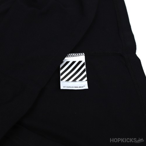 Off White Outline Arrow T-Shirt Black White