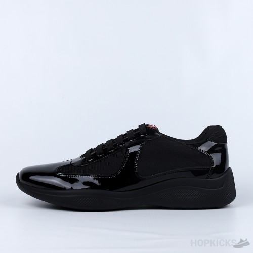 Prada Patent Leather Black Sneakers (Premium Plus Batch)