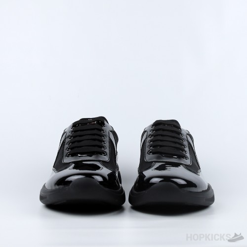 Prada Patent Leather Black Sneakers (Premium Plus Batch)