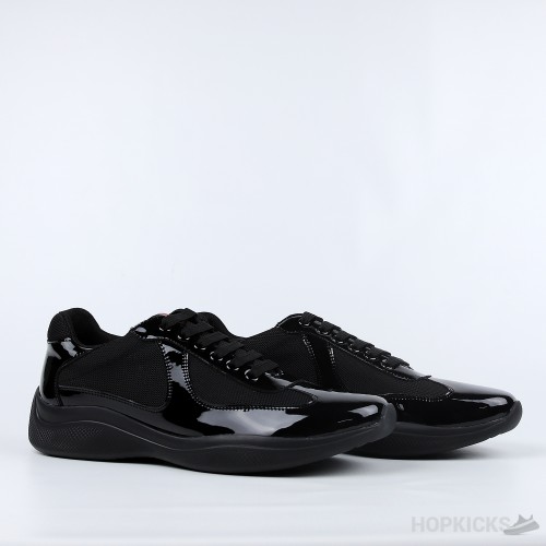 Prada Patent Leather Black Sneakers (Premium Plus Batch)