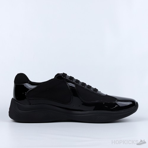 Prada Patent Leather Black Sneakers (Premium Plus Batch)