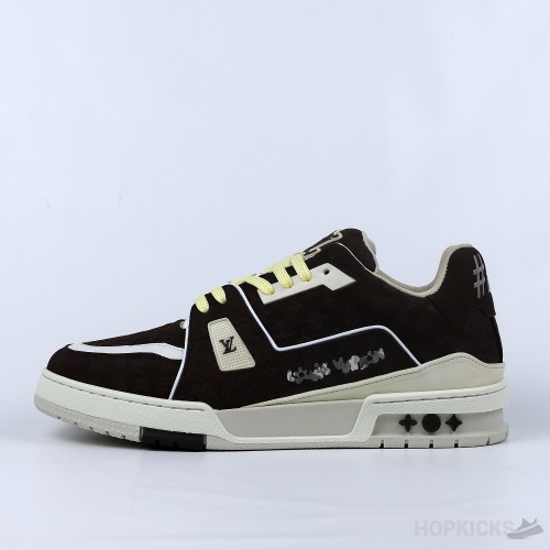 Louis Vuitton Trainer 'Mocha' (Premium Plus Batch)