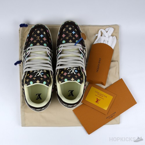 Louis Vuitton Trainer 'Mocha Multicolor' (Premium Plus Batch)