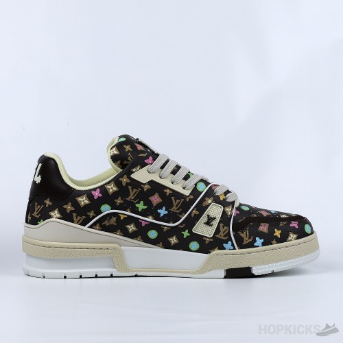 Louis Vuitton Trainer 'Mocha Multicolor' (Premium Plus Batch)