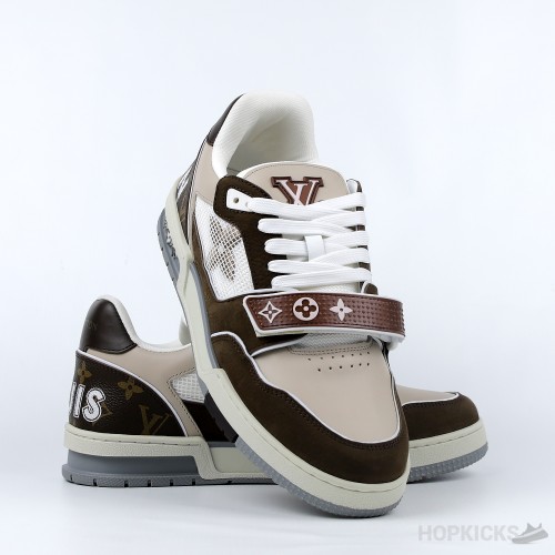 Louis Vuitton Trainer 'White Brown' (Premium Plus Batch)