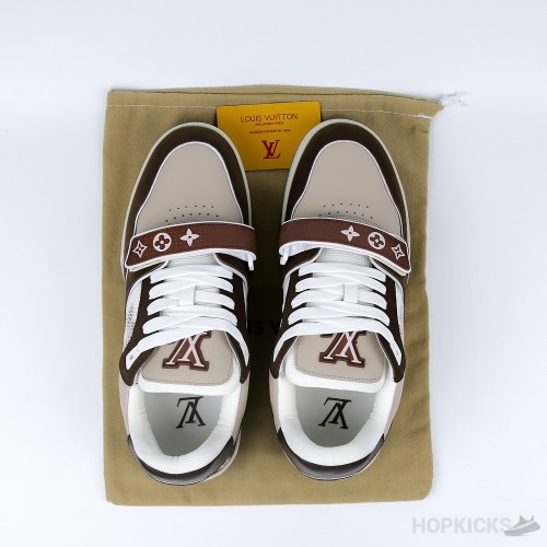 Louis Vuitton Trainer 'White Brown' (Premium Plus Batch)