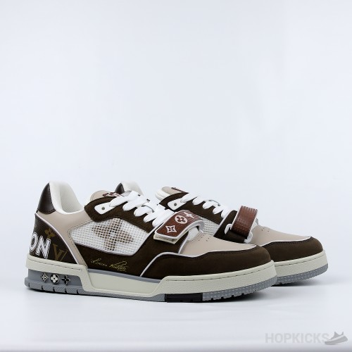 Louis Vuitton Trainer 'White Brown' (Premium Plus Batch)