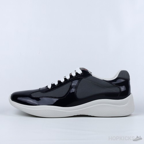 Prada America's Cup Soft Rubber Black Sneakers (Premium Plus Batch)