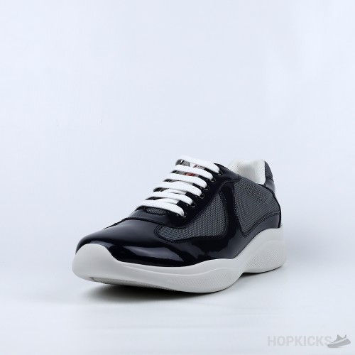 Prada America's Cup Soft Rubber Black Sneakers (Premium Plus Batch)