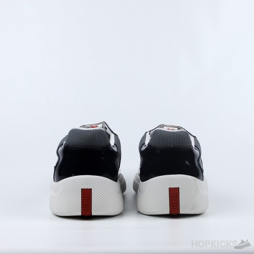 Prada America's Cup Soft Rubber Black Sneakers (Premium Plus Batch)