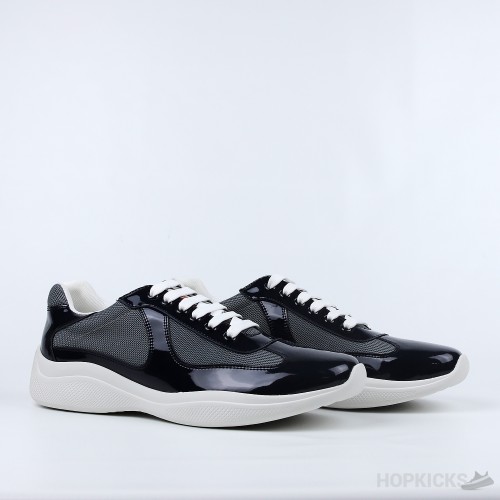 Prada America's Cup Soft Rubber Black Sneakers (Premium Plus Batch)