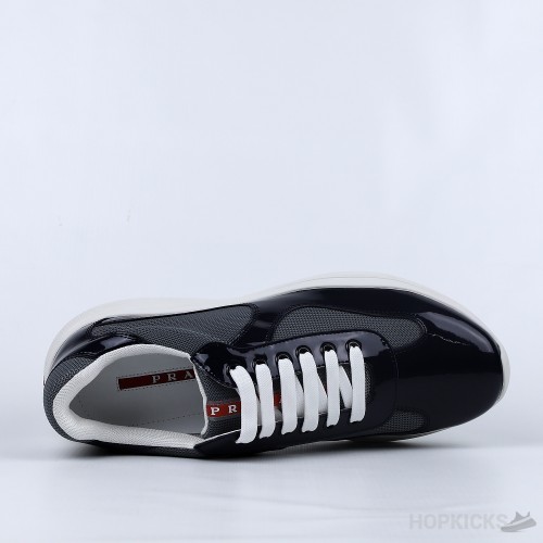 Prada America's Cup Soft Rubber Black Sneakers (Premium Plus Batch)