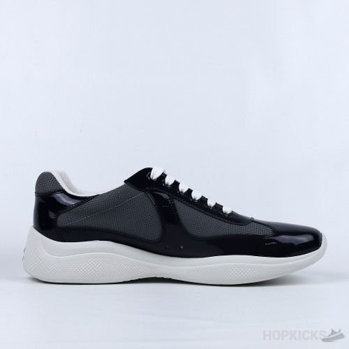 Prada America's Cup Soft Rubber Black Sneakers (Premium Plus Batch)