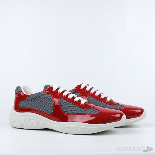 Prada Patent Leather Red Sneakers (Premium Plus Batch)