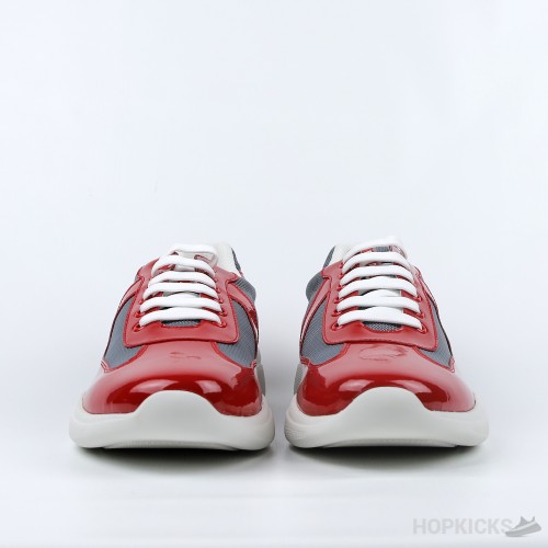 Prada Patent Leather Red Sneakers (Premium Plus Batch)