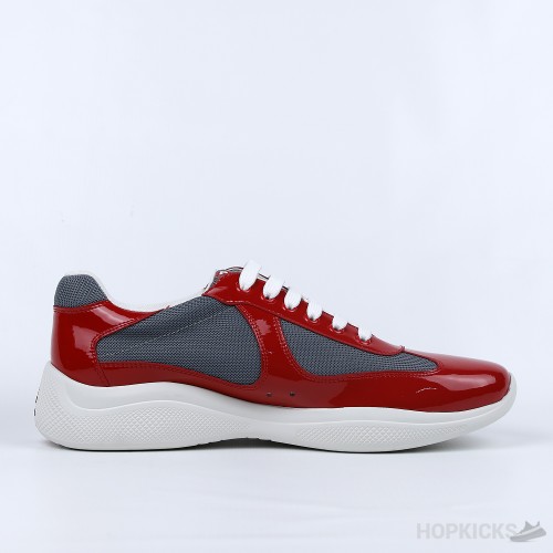 Prada Patent Leather Red Sneakers (Premium Plus Batch)