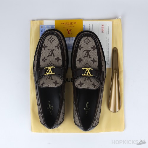 LV Major Loafer Brown (Dot Perfect)