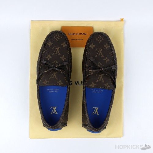 LV Driver Moccasin Blue (Dot Perfect)