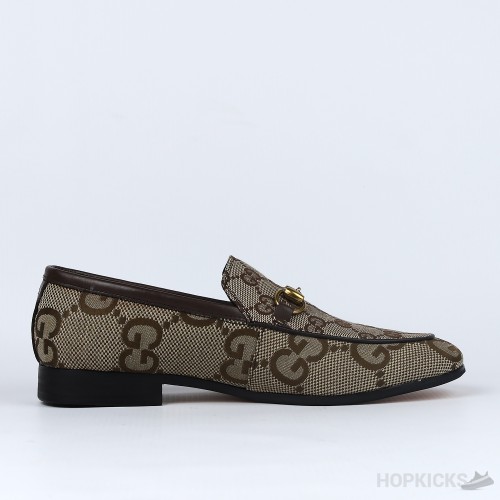 Gucci Jordaan Maxi Canvas Loafers (Dot Perfect)