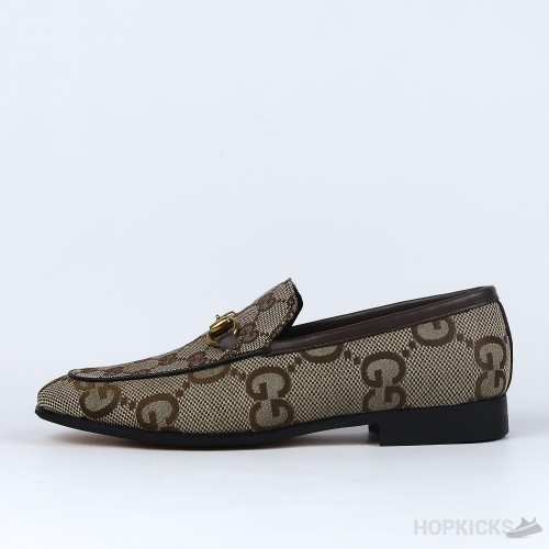 Gucci Jordaan Maxi Canvas Loafers (Dot Perfect)