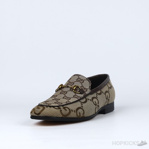 Gucci Jordaan Maxi Canvas Loafers (Dot Perfect)