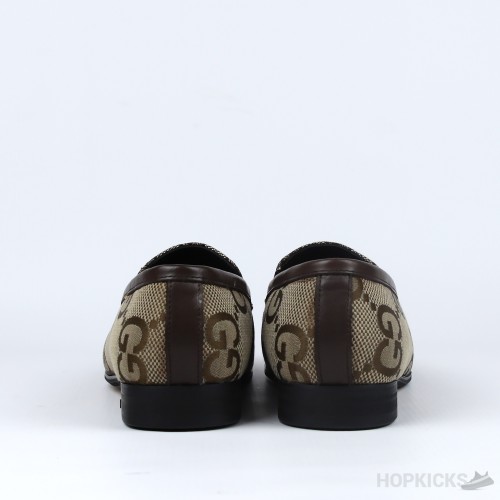 Gucci Jordaan Maxi Canvas Loafers (Dot Perfect)