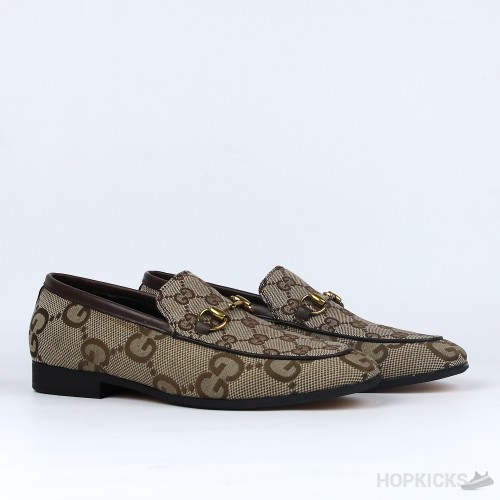 Gucci Jordaan Maxi Canvas Loafers (Dot Perfect)