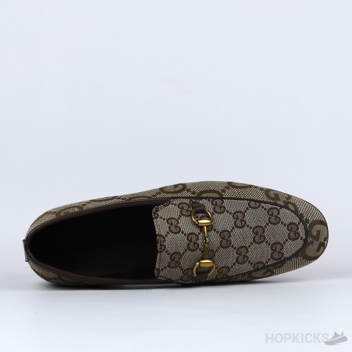 Gucci Jordaan Maxi Canvas Loafers (Dot Perfect)